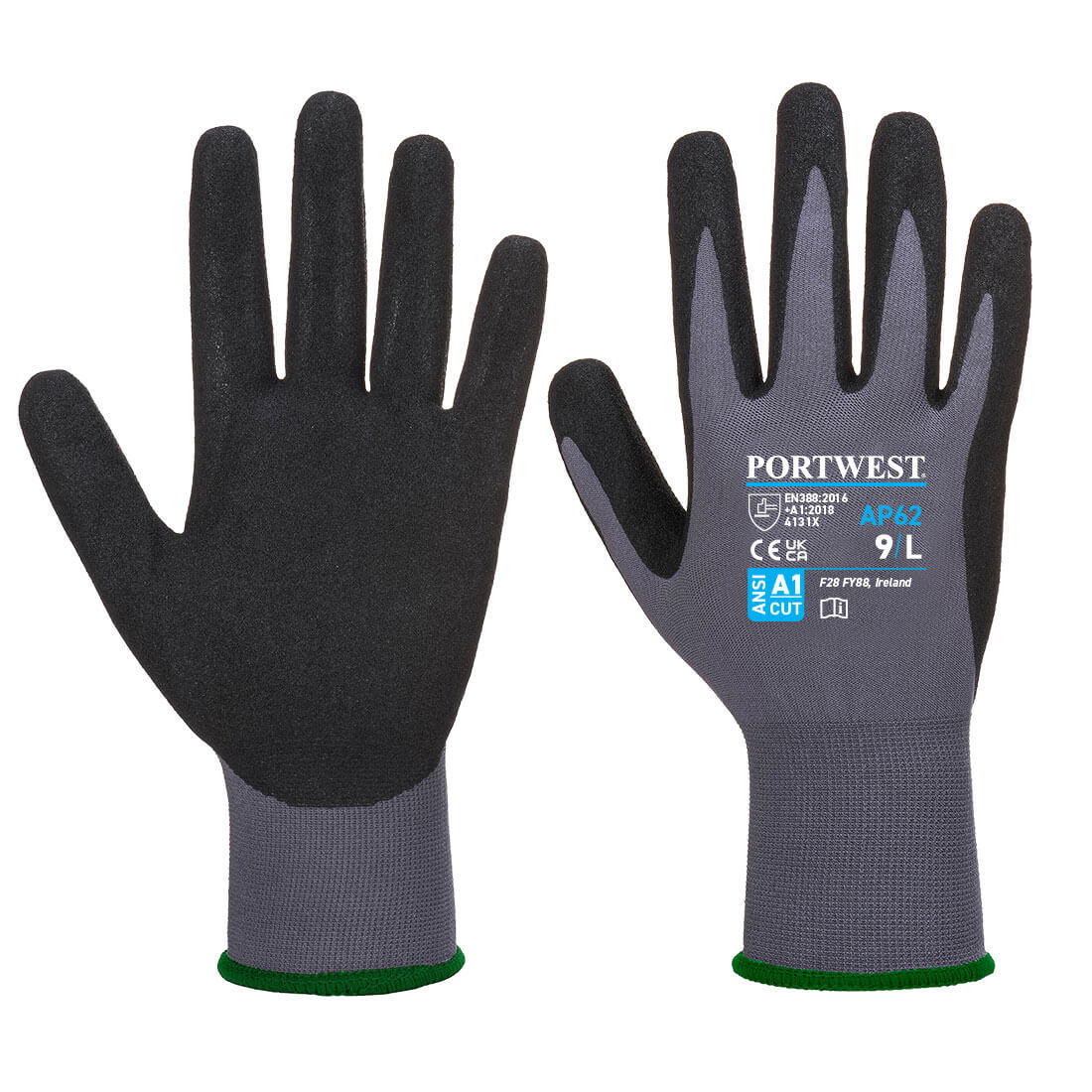 Grip 15 Nitrile Sandy Aqua Glove