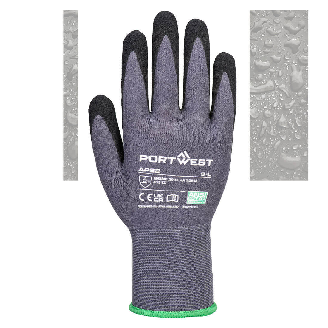 Grip 15 Nitrile Sandy Aqua Glove