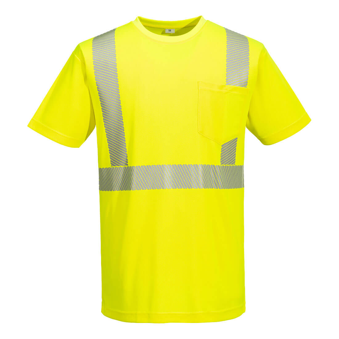 Hi-Vis Lightweight S/S T-Shirt Segmented Tape