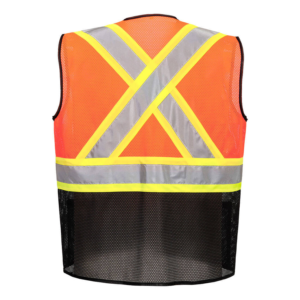 Frisco Hi-Vis X Back Contrast Executive Vest